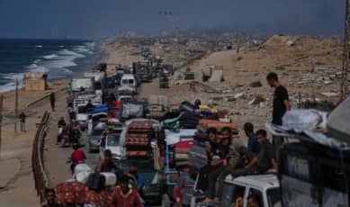 د اسرایلو پوځ: له غزې ښار د ځان خوندیتوب په موخه له دوه نیم لکو ډېر فلسطینیان وتلي